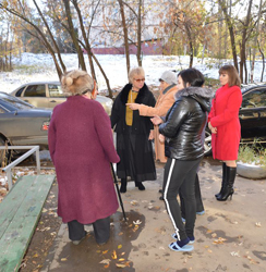 Александра Сызранцева встретилась с жителями 